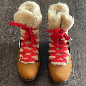 New J. Crew Nordic Wedge Boot size 8